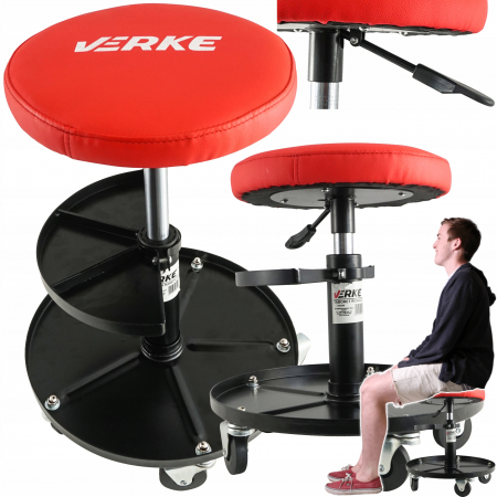 Scaun service auto inaltime reglabila scule detasabile roti 360 grade atelier mecanic (V83260) [0]