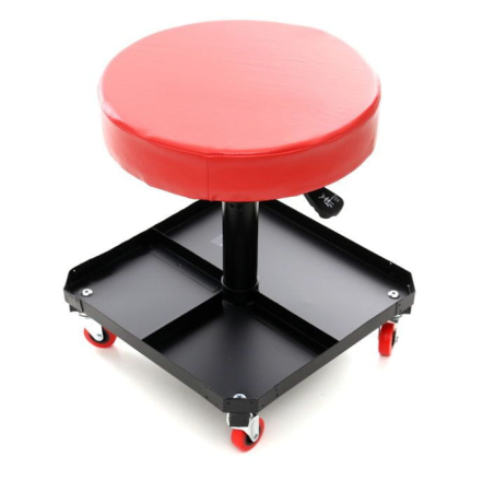 Scaun service auto tapitat, roti 360° rotativ reglabil (KD376) [5]