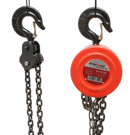 Scripete, Macara cu Lant, Palan Manual, 2T 2 Tone lant 3m DISTL84 (BK76106) [1]