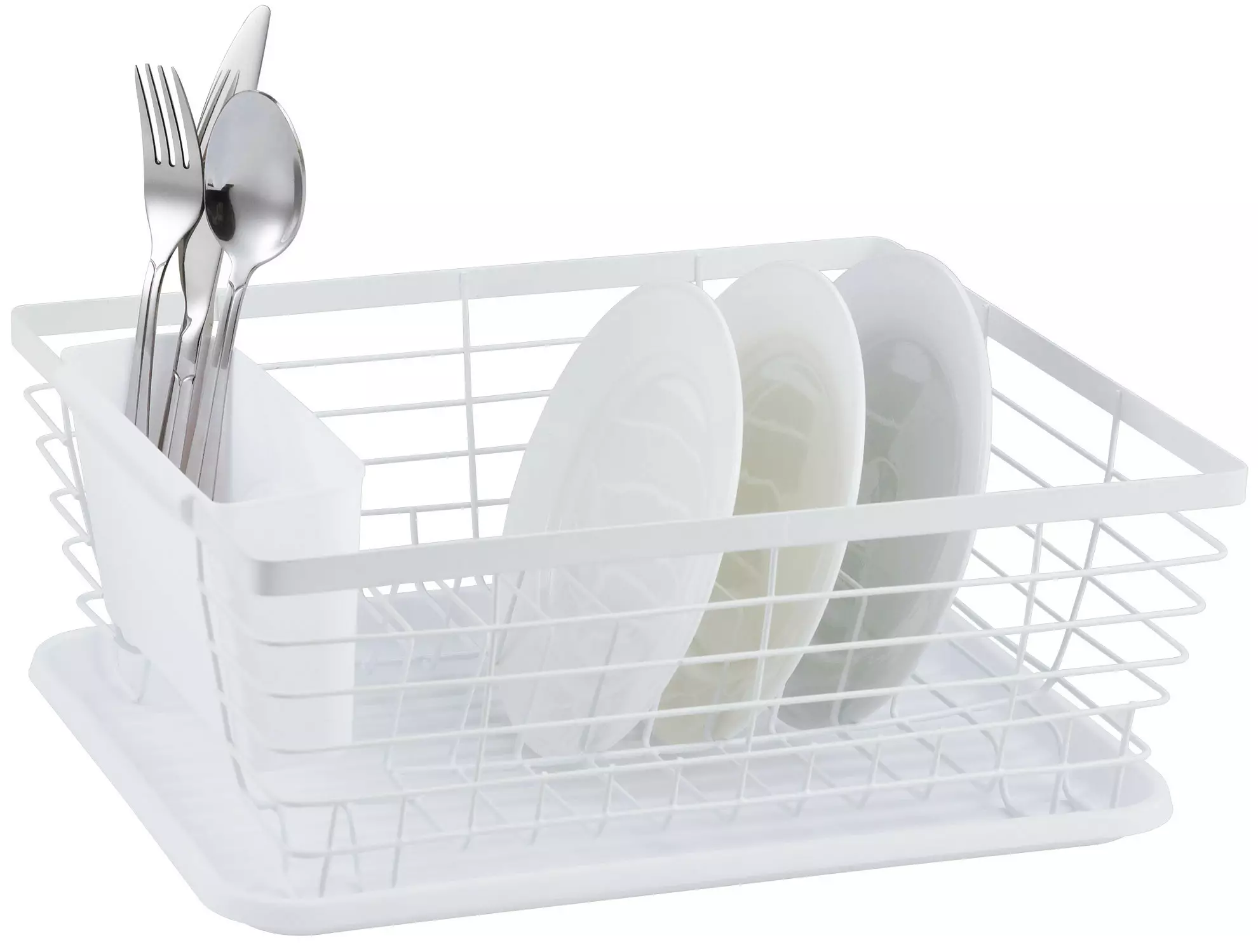 Scurgator pentru vase bucatarie, otel si plastic, culoare alb (KH-1731) [5]