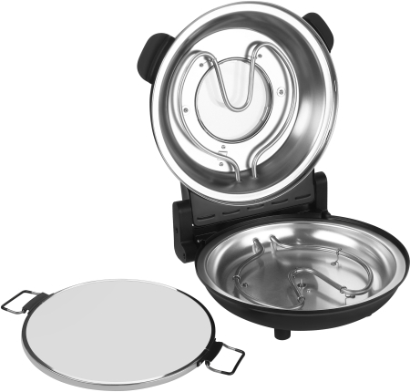 Cuptor electric pentru pizza 1200W, piatra 30cm, termostat, timer (KD4344) [1]