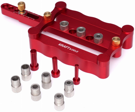 Altele - Sablon dispozitiv pentru imbinari dibluri lemn 6, 8, 10mm (KD10572)