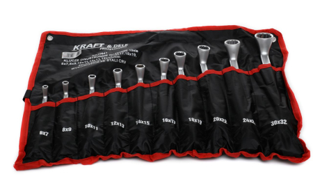 Set 10 chei inelare cu cot 6-32mm Cr-V (KD10941) [1]