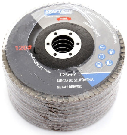 Set 10 discuri 125mm granulatie P60 (KD966) [3]