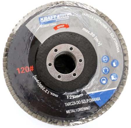 Set 10 discuri 125mm granulatie P60 (KD966) [4]