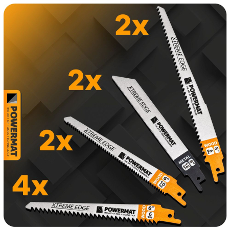 Set 10 panze fierastrau sabie lemn si metal prindere universala PM1373 (PM-ZBDP-10T) [5]