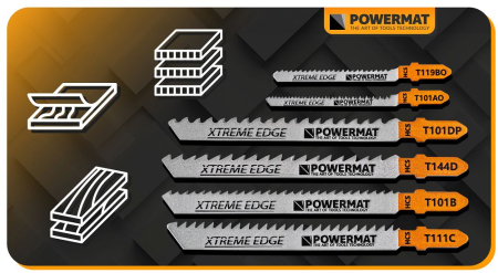 Set 10 panze pentru ferastrau pendular prindere tip T PM1372 (PM-ZBDW-10T) [9]