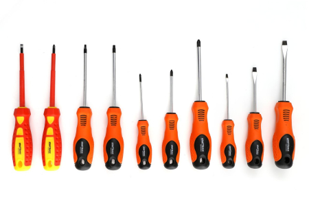 Set 10 surubelnita plate cruce 2 izolate electrician (KD10901) [2]