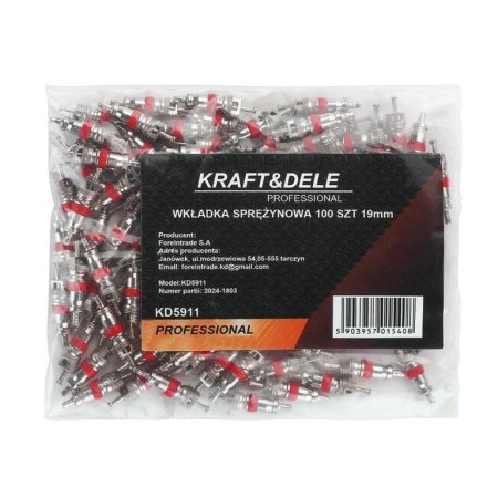 Set 100 bucati insertii ventil, 19 mm (KD5911) [4]