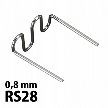 Set 100 capse cleme sarme agrafe sudat lipit plastic model tip ondulat (KD10766) [1]