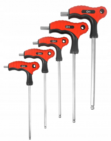 Set 11 chei imbus lungi cu maner 2-10mm surubelnita (V86435) [10]