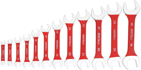 Produse noi (necategorizate) - Set 12 chei fixe 6-32mm 12bucati piese Cr-V material aderent (KD10924)