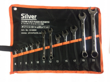 Set 12 chei fixe combinate 6-22mm 12bucati piese Chrome-Vanadium Cr-V (S10990) [1]