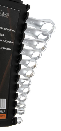 Set 12 chei fixe combinate 6-22mm 12bucati piese Cr-V (KD10937) [5]