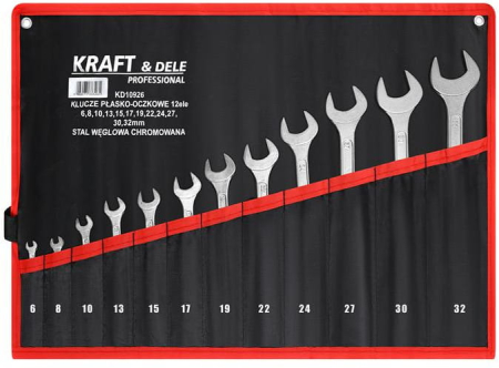 Set 12 chei fixe combinate 6-32mm 12bucati piese Cr-V  (KD10926) [4]
