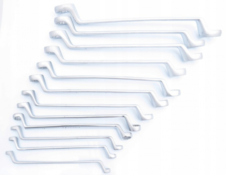 Set 12 chei inelare cu cot 6-32mm 12bucati piese Chrome-Vanadium Cr-V (M58116) [5]