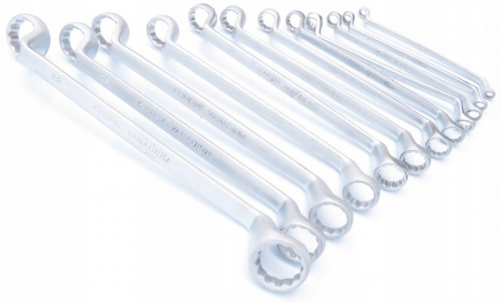 Set 12 chei inelare cu cot 6-32mm 12bucati piese Chrome-Vanadium Cr-V (M58116) [2]