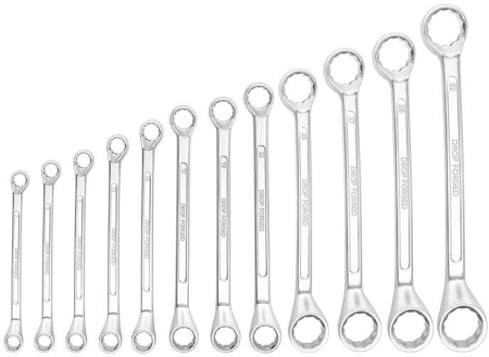 Produse noi (necategorizate) - Set 12 chei inelare cu cot 6-32mm Cr-V (KD10927)