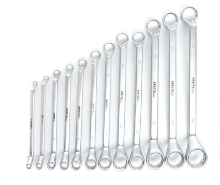 Produse noi (necategorizate) - Set 12 chei inelare cu cot 6-32mm Cr-V (KD10939)