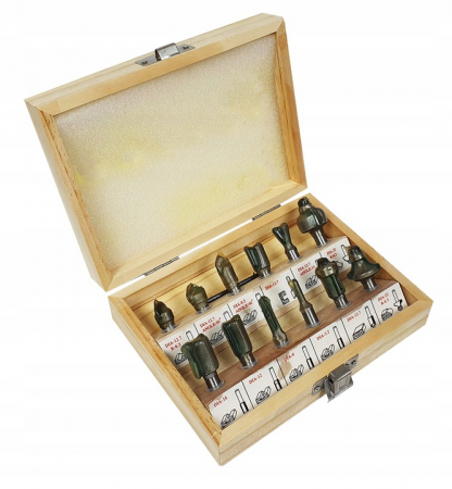 Set 12 freze lemn prindere 8mm (S10326) [2]