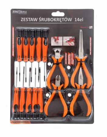 Set 14 surubelnite, plate, cruce, torx clesti (KD10894) [8]