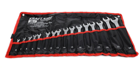 Set 16 chei fixe combinate 6-24mm 16bucati piese Chrome-Vanadium Cr-V (KD10932) [1]