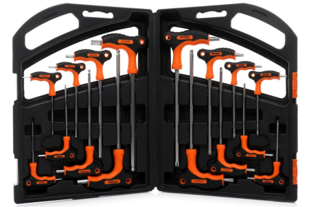 Surubelnite - Set 16 surubelnite torx imbus cu suport (KD10907)