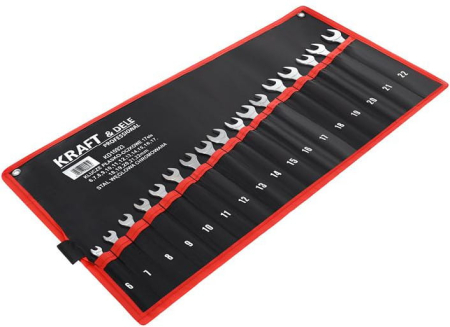 Set 17 chei fixe combinate 6-22mm 12bucati piese placate crom (KD10923) [3]