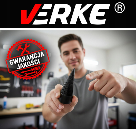 Set 2 burghie con despicator lemn pentru bormasina cu impact percutie + 3 adaptoare (V86475) [4]