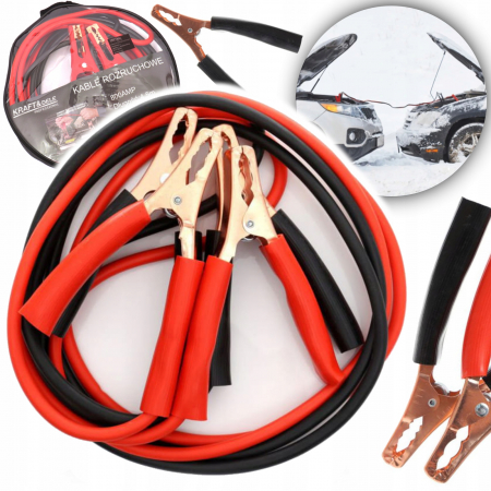 Produse noi (necategorizate) - Set 2 cabluri curent pornire auto, 800A, 4.5 m, 12-24V (KD1284)