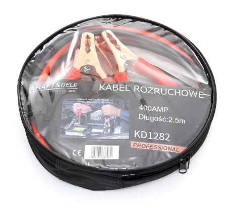 Set 2 cabluri de pornire auto 400A 2,5m (KD1282) [6]