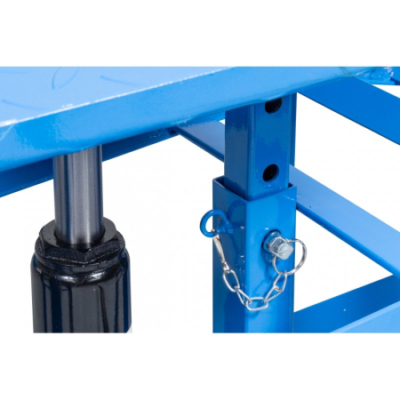 Set rampe auto metalica cu ridicare hidraulica 2 Tone 2000kg 270-375mm  + Banca atelier 2 in 1 tip sezlong si scaun, 6 roti pivotante, cadru metalic, 150 kg  (ALRN2478+KD10764) [15]