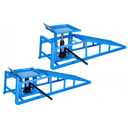 Set rampe auto metalica cu ridicare hidraulica 2 Tone 2000kg 270-375mm  + Banca atelier 2 in 1 tip sezlong si scaun, 6 roti pivotante, cadru metalic, 150 kg  (ALRN2478+KD10764) [12]