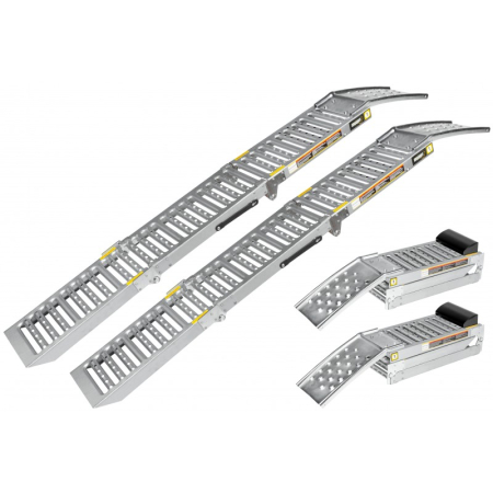 Set 2 rampe rampi auto de acces pliabile din otel 500-1600kg per set mobile 3070 (ECRN3070) [1]