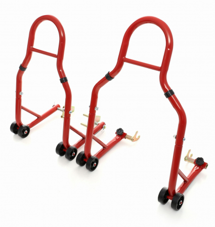 Set 2 stand cric suporti motocicleta roata fata spate (KD341) [2]