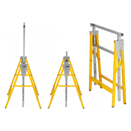 Set 2 suporti atelier reglabil 80-130cm capra stand suport de lucru (3026) [7]