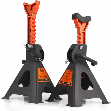 Set 2 suporti sustinere material protectie 2 sigurante tip capra 3 Tone auto, reglaj dinti 295-430mm (M80100) [4]