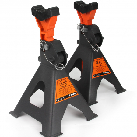 Scule Atelier Auto - Set 2 suporti sustinere material protectie 2 sigurante tip capra 3 Tone auto, reglaj dinti 295-430mm (M80100)