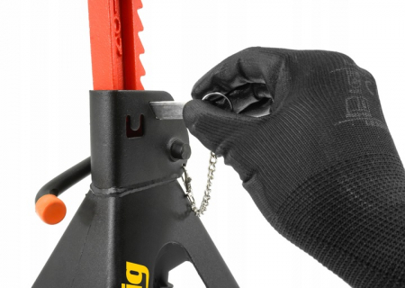 Set 2 suporti sustinere material protectie 2 sigurante tip capra 3 Tone auto, reglaj dinti 295-430mm (N3300) [1]