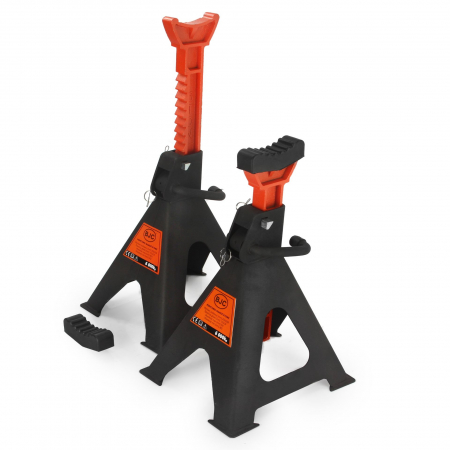 Set 2 suporti sustinere material protectie 2 sigurante tip capra 6 Tone auto, reglaj dinti 390-600mm (M80101) [1]