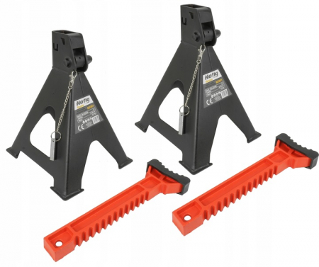 Set 2 suporti sustinere material protectie 2 sigurante tip capra 6 Tone auto, reglaj dinti 390-600mm (N3301) [6]