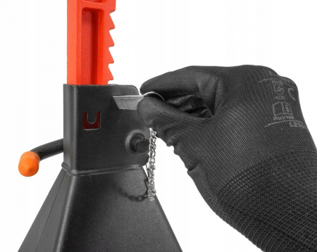 Set 2 suporti sustinere material protectie 2 sigurante tip capra 6 Tone auto, reglaj dinti 390-600mm (N3301) [2]