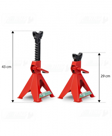 Set 2 suporti sustinere, suspendare tip capra 3 Tone auto, reglaj dinti (FR9033) [3]
