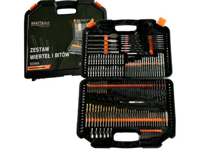 Produse noi (necategorizate) - Set 246 piese burghi freze surubelnite biti accesorii (KD999)