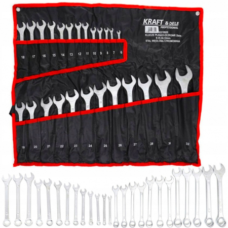 Set 25 chei fixe combinate 6-32mm 25bucati piese Cr-V (KD10920) [0]