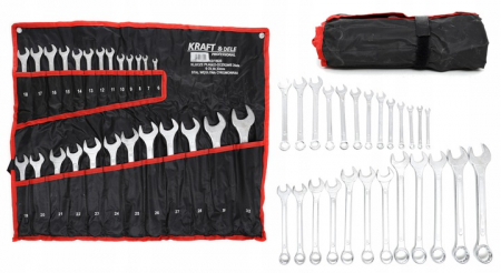 Set 25 chei fixe combinate 6-32mm 25bucati piese Cr-V (KD10920) [3]