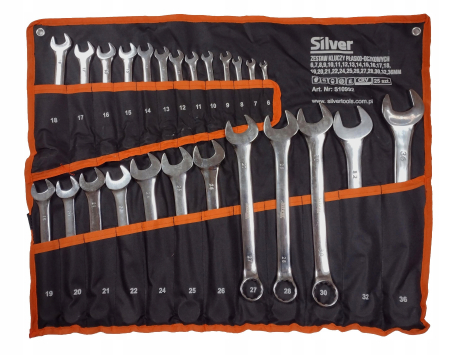 Chei fara clichet - Set 25 chei fixe combinate 6-36mm 25 piese Cr-V (S10992)