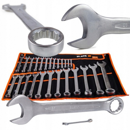Set 25 chei fixe combinate 6-36mm 25bucati piese Chrome-Vanadium Cr-V (16008) [4]