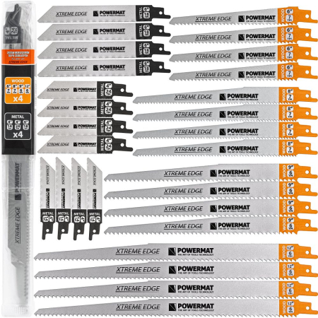 Altele - Set 28 panze fierastrau sabie lemn si metal prindere universala PM1374 (PM-ZBDP-28T)