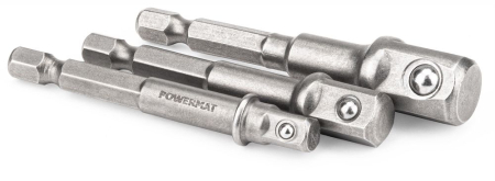 Set 3 adaptoare HEX pentru tubulare 1/4 3/8 1/2 PM0825 (PM-ZADB-3T) [3]